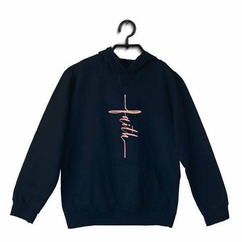 Faith in cross shape Christianity Hooded SweatShirts