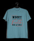 Worry ends when faith begins 2cor 5:7 Christianity Mens TShirts