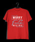 Worry ends when faith begins 2cor 5:7 Christianity Mens TShirts