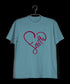 Faith in heart shape Christianity Mens TShirts