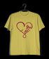 Faith in heart shape Christianity Mens TShirts