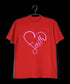 Faith in heart shape Christianity Mens TShirts