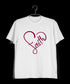 Faith in heart shape Christianity Mens TShirts