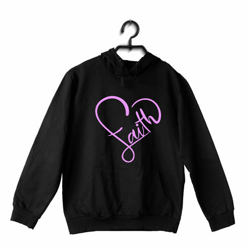 Faith in heart shape Christianity Hooded SweatShirts
