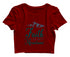 Faith can move mountains Christianity Womens Crop Tops