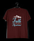 Faith can move mountains Christianity Mens TShirts