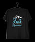 Faith can move mountains Christianity Mens TShirts