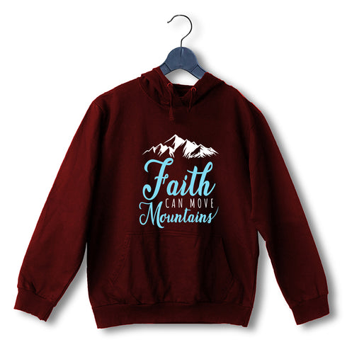 Faith can move mountains Christianity     Hooded SweatShirts