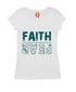 Faith | Fear (upside down) Christianity Womens Tshirts