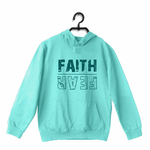 Faith | Fear (upside down) Christianity Hooded SweatShirts