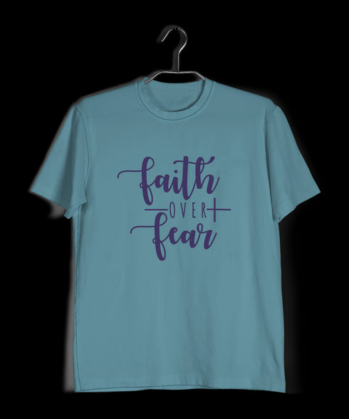 Faith over fear Christianity Mens TShirts