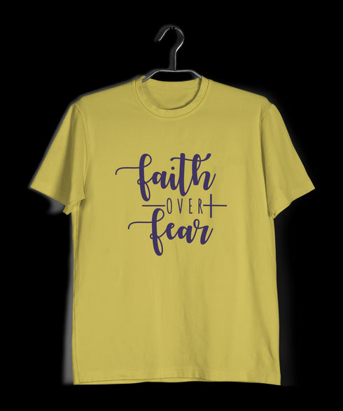 Faith over fear Christianity Mens TShirts
