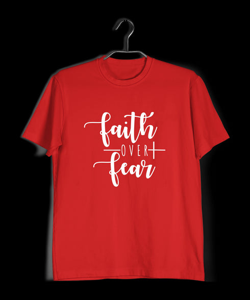 Faith over fear Christianity Mens TShirts