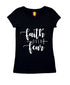 Faith over fear Christianity Womens Tshirts