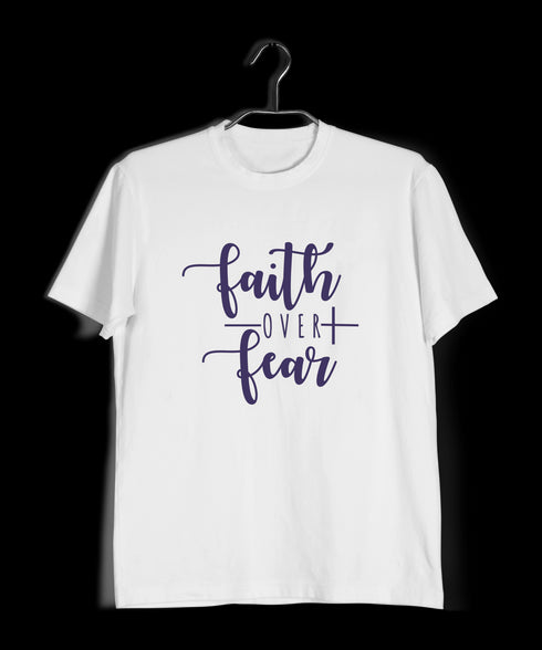 Faith over fear Christianity Mens TShirts