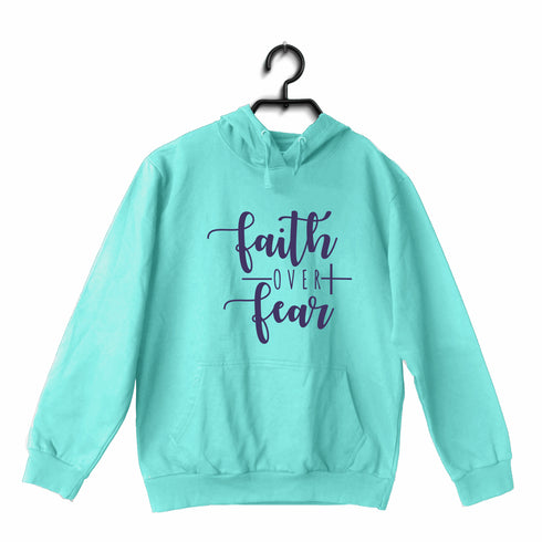 Faith over fear Christianity Hooded SweatShirts