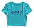G.O.A.T. God over all things Christianity Womens Crop Tops