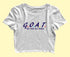 G.O.A.T. God over all things Christianity Womens Crop Tops