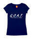 G.O.A.T. God over all things Christianity Womens Tshirts