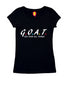 G.O.A.T. God over all things Christianity Womens Tshirts