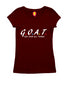 G.O.A.T. God over all things Christianity Womens Tshirts