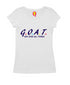 G.O.A.T. God over all things Christianity Womens Tshirts