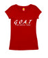 G.O.A.T. God over all things Christianity Womens Tshirts