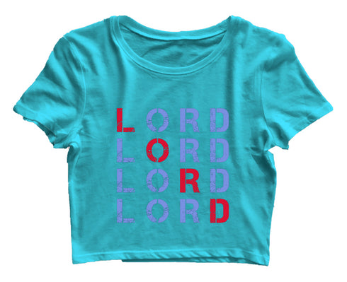 LORD x4 Christianity Womens Crop Tops