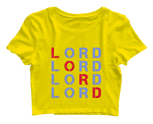 LORD x4 Christianity Womens Crop Tops