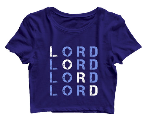 LORD x4 Christianity Womens Crop Tops