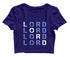 LORD x4 Christianity Womens Crop Tops