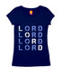 LORD x4 Christianity Womens Tshirts