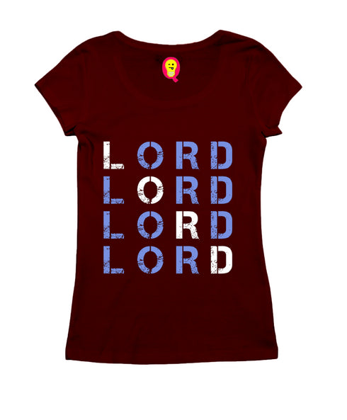 LORD x4 Christianity Womens Tshirts