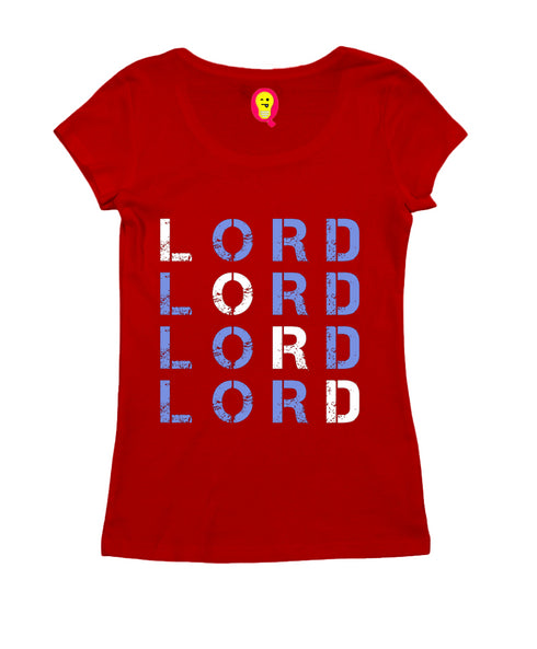 LORD x4 Christianity Womens Tshirts