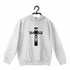 Cross with lion silhoutte Christianity Hooded SweatShirts
