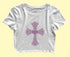 Fancy cross Christianity Womens Crop Tops
