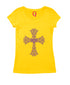 Fancy cross Christianity Womens Tshirts
