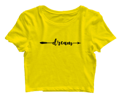 Dream arrow Christianity Womens Crop Tops