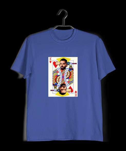 King Kohli card Cricket Mens TShirts