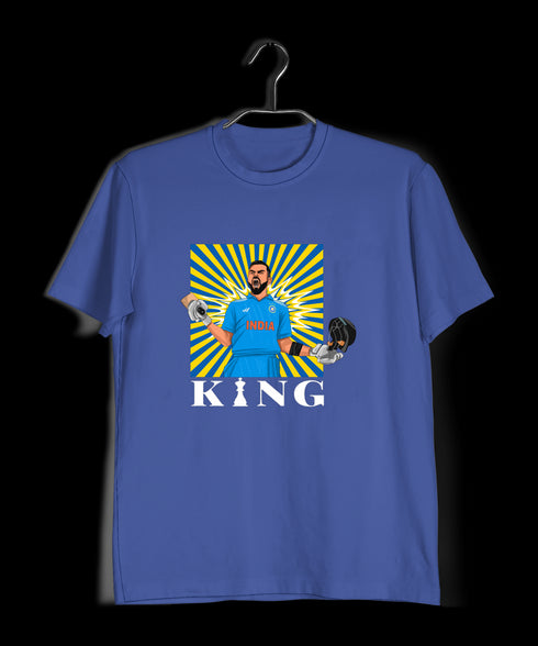 Kohli King Blast Cricket Mens TShirts