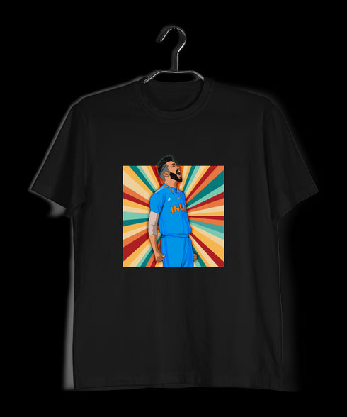 Hardik Pandya Blast Cricket Mens TShirts