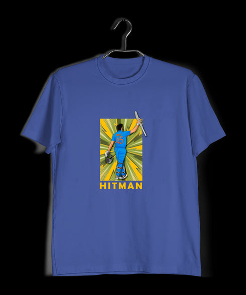 Rohit Sharma Hitman Blast Cricket Mens TShirts