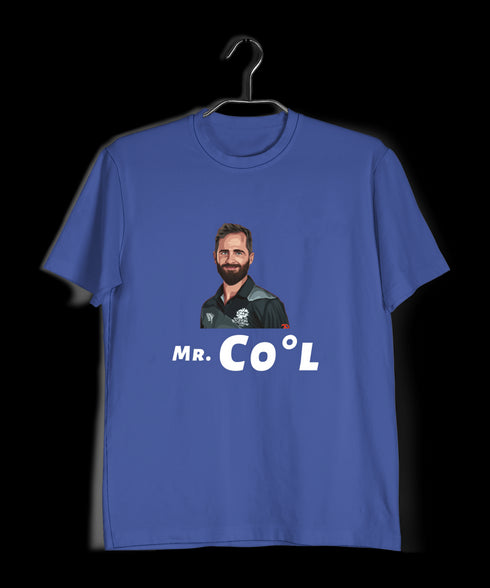 Quirkipedia Mr. Cool - Kane Williamson Cricket Mens TShirts