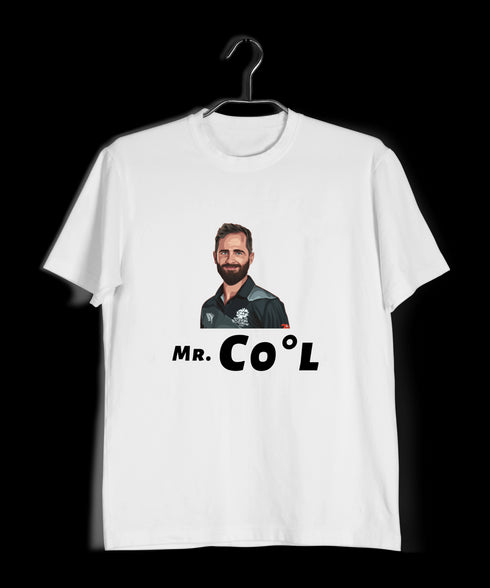 Quirkipedia Mr. Cool - Kane Williamson Cricket Mens TShirts
