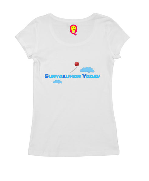 Quirkipedia Suryakumar Yadav SKY Cricket Womens Tshirts