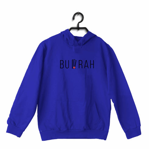 Quirkipedia Bumrah Yorker Wicket Cricket Hooded SweatShirts