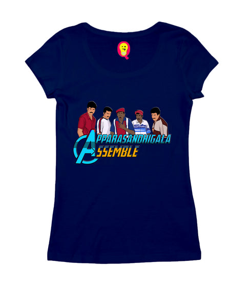 Aaramkhor Apparasandhigala Assemble Tamil Tamil summer-22 Womens Tshirts