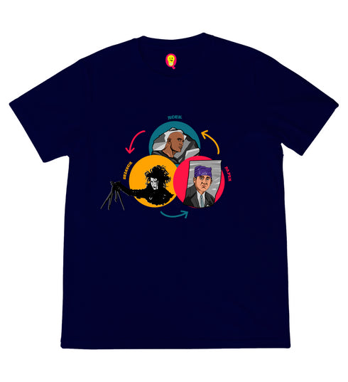 Aaramkhor Rock Paper Scissor Web Series Pop Culture summer-22 Mens TShirts