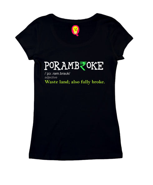 Aaramkhor Porambroke Tamil Tamil summer-22 Womens Tshirts