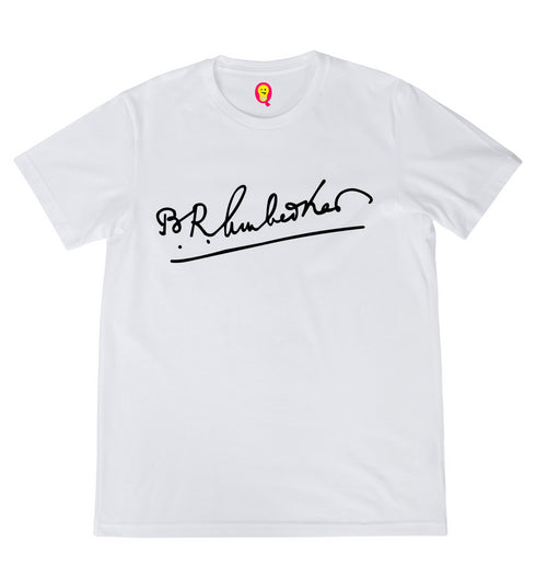 Aaramkhor Dr Ambedkar signature Ambedkar Politics summer-22 Mens TShirts
